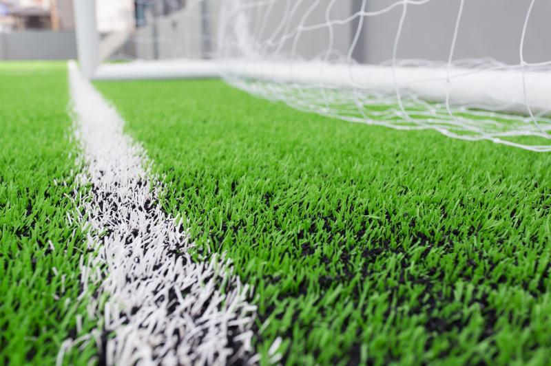 designing an artificial grass football field