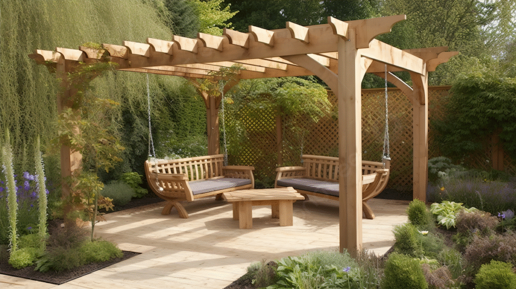 Modern Pergola Designs for Riyadh Living : Elegant Shade Sanctuaries 6 pergola designs